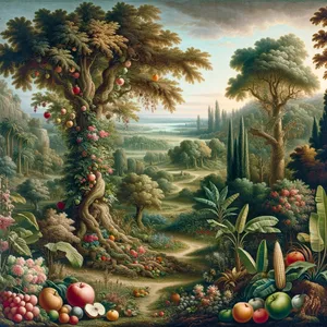 12. En de aarde bracht voort groen, planten die zaad dragen, volgens hun soort, en bomen die vruchten voortbrengen, met zaad daarin, volgens hun soort. En God zag dat het goed was.
