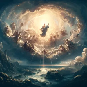 6. En God zei: Laat er een ruimte zijn midden in de wateren en laat die de wateren van de wateren scheiden.