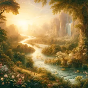 14. De naam van de derde rivier is Hiddekel; deze stroomt ten oosten van Assur. En de vierde rivier is de Eufraat.