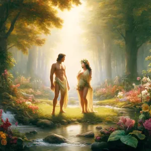 25. En zij waren beiden naakt, de mens en zijn vrouw, maar zij schaamden zich niet.
