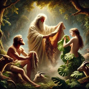 21. En de Here God maakte voor Adam en zijn vrouw klederen van huiden en bekleedde hen.