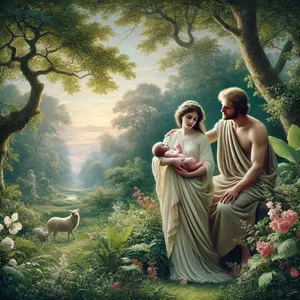 1. De mens Adam had gemeenschap met zijn vrouw Eva, en zij werd zwanger en baarde Kaïn. Toen zei ze: ‘Met de hulp van de Heer heb ik een zoon gekregen.’