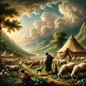 20. Ada baarde Jabal; hij werd de stamvader van hen die in tenten wonen en vee hoeden.