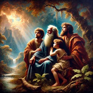 10. En Noach verwekte drie zonen: Sem, Cham en Jafeth.