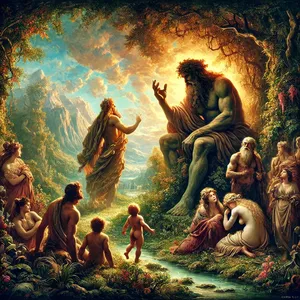 4. In die dagen waren er reuzen op de aarde, en ook daarna, wanneer de zonen van God naar de dochters van de mensen gingen en zij kinderen voor hen baarden. Dat waren de machtige helden van oudsher, mannen van naam.