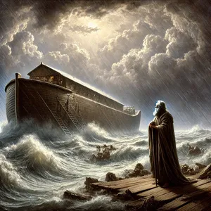 6. Noach was zeshonderd jaar oud toen de vloed over de aarde kwam.